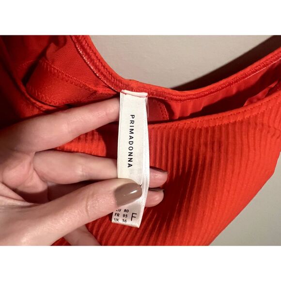 PrimaDonna Swim Sahara Padded One Piece Wireless Swimsuit in Red Pepper - Picture 6 of 15